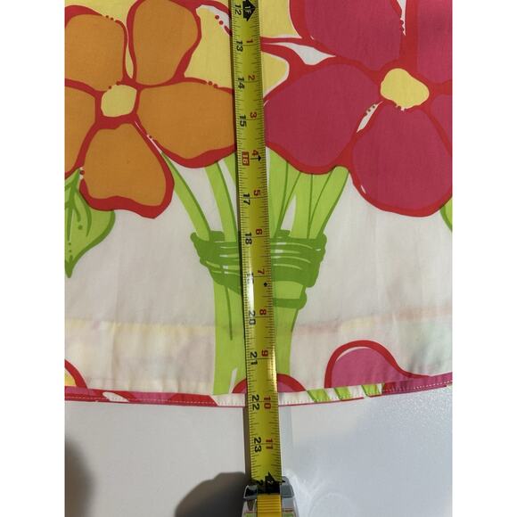 Vtg Lilly Pulitzer Skirt Sz 2 Bold Colorful Mod Floral Cotton A-Line Retro - Picture 7 of 10